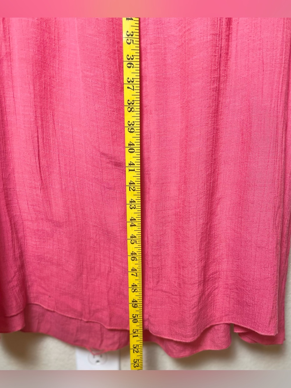 Pink Strapless Maxi Dress with Ruffle Detail | Flowy Summer Dress | Size 2X - Picture 11 of 11